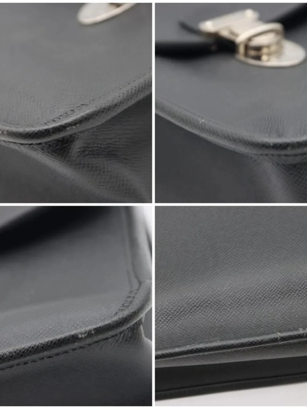 Louis Vuitton Taïga Anton Briefcase - Black